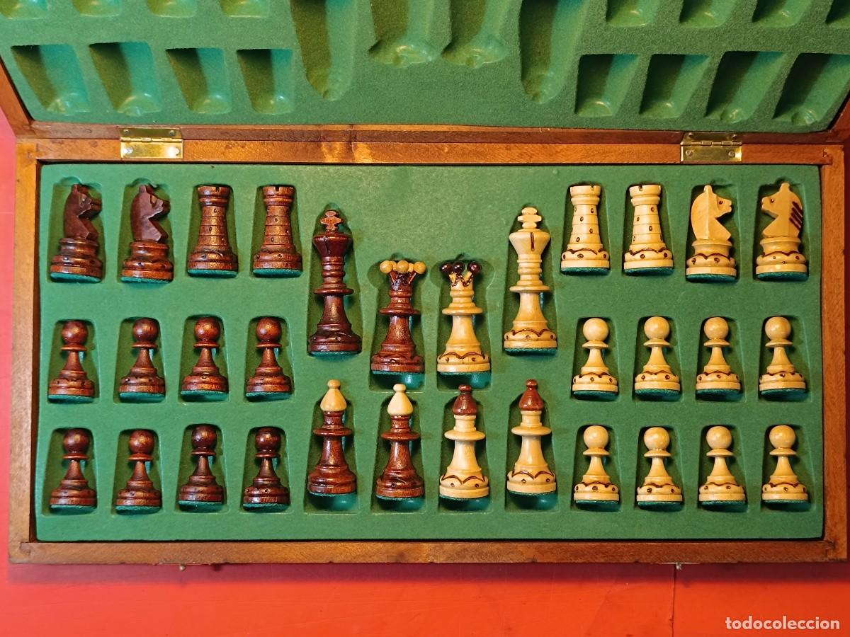 Juegos de mesa: Ajedrez Junior Szachy de madera, sin uso !! - Foto 4