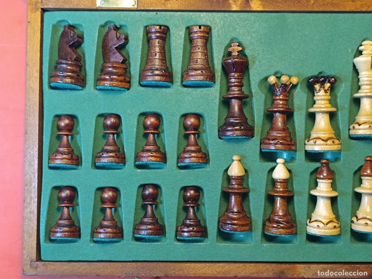 Juegos de mesa: Ajedrez Junior Szachy de madera, sin uso !! - Foto 6