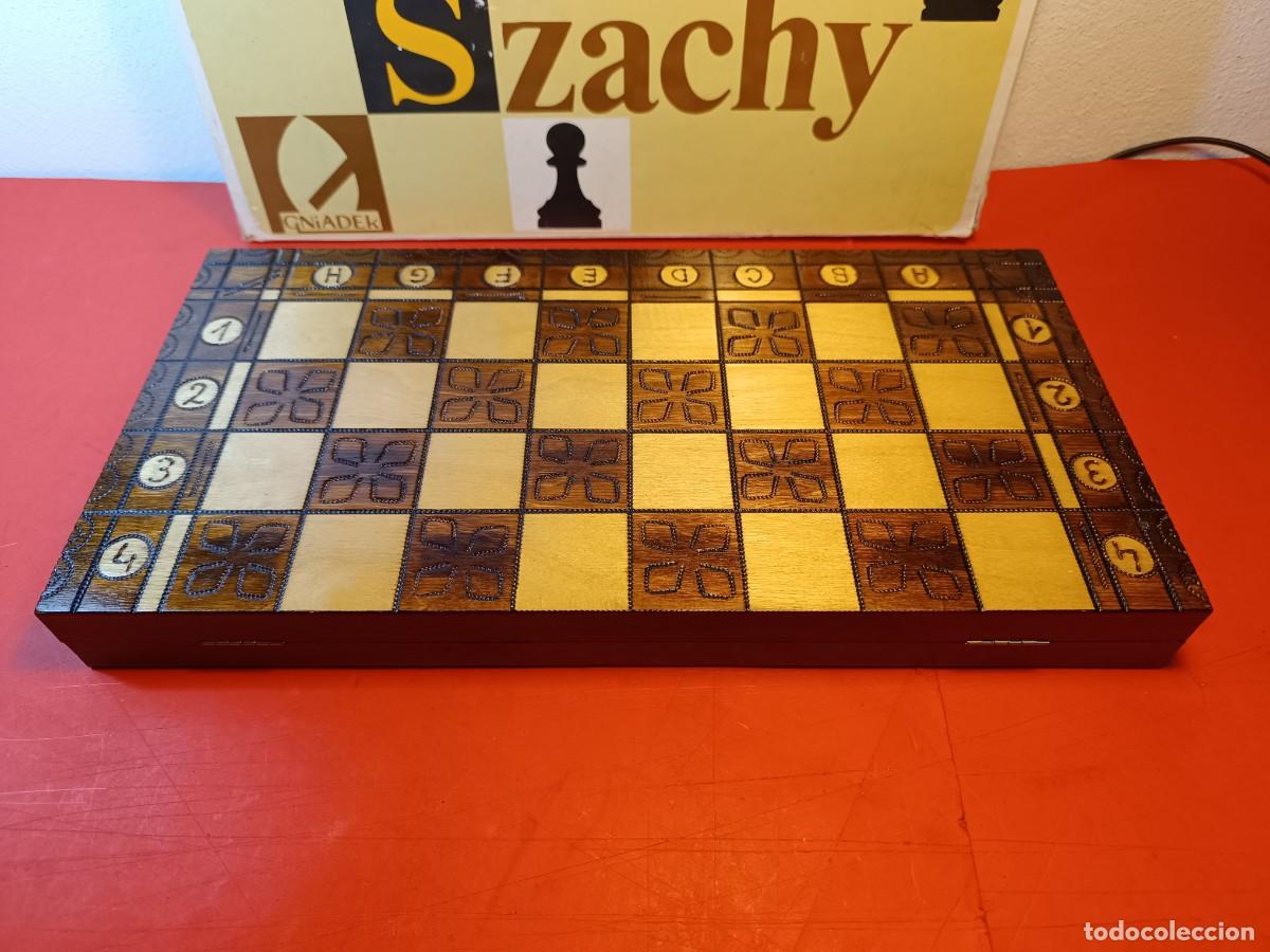 Juegos de mesa: Ajedrez Junior Szachy de madera, sin uso !! - Foto 7
