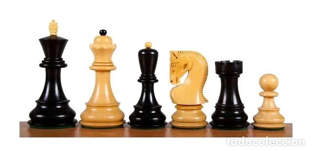 Juegos de mesa: Juego de Lujo de Ajedrez Completo. Gambito de Dama - Foto 4