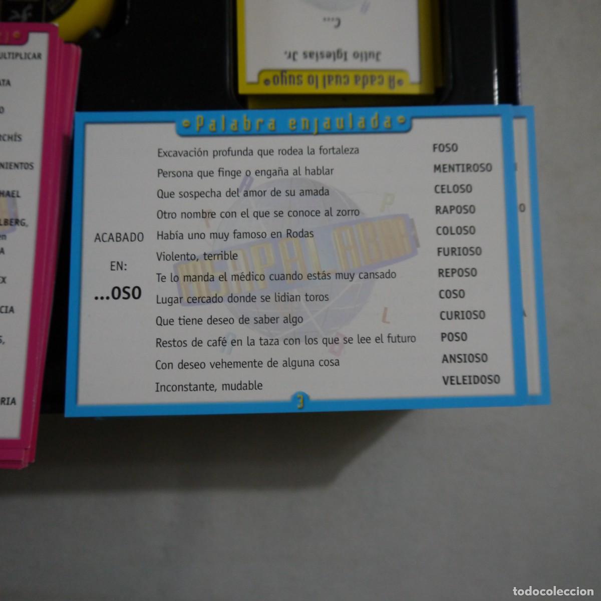 Juegos de mesa: PASAPALABRA. EL JUEGO DEL A&Ntilde;O - FALOMIR - 2000 - Foto 15