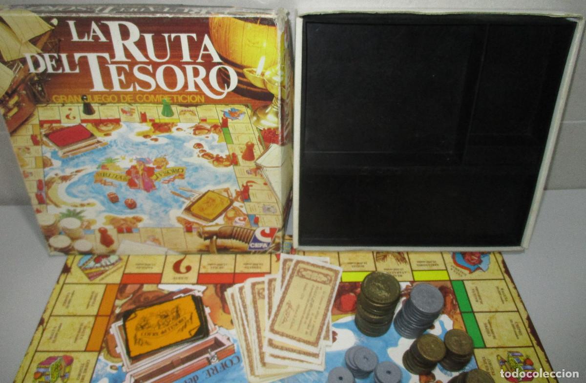 Juegos de mesa: juego de mesa LA RUTA DEL TESORO de CEFA 80s - Foto 2
