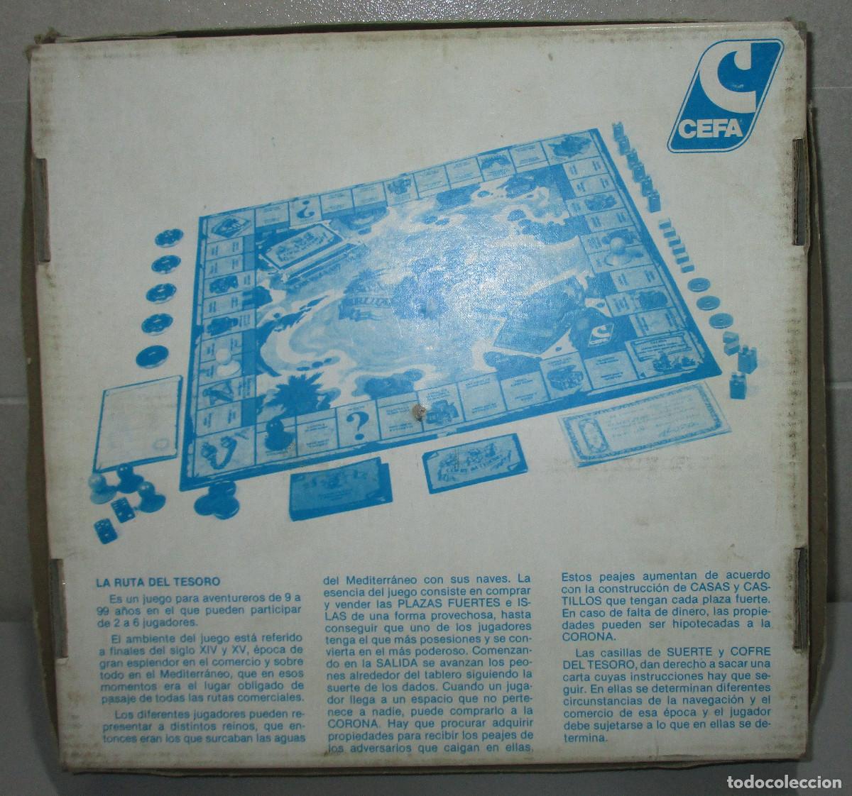 Juegos de mesa: juego de mesa LA RUTA DEL TESORO de CEFA 80s - Foto 9