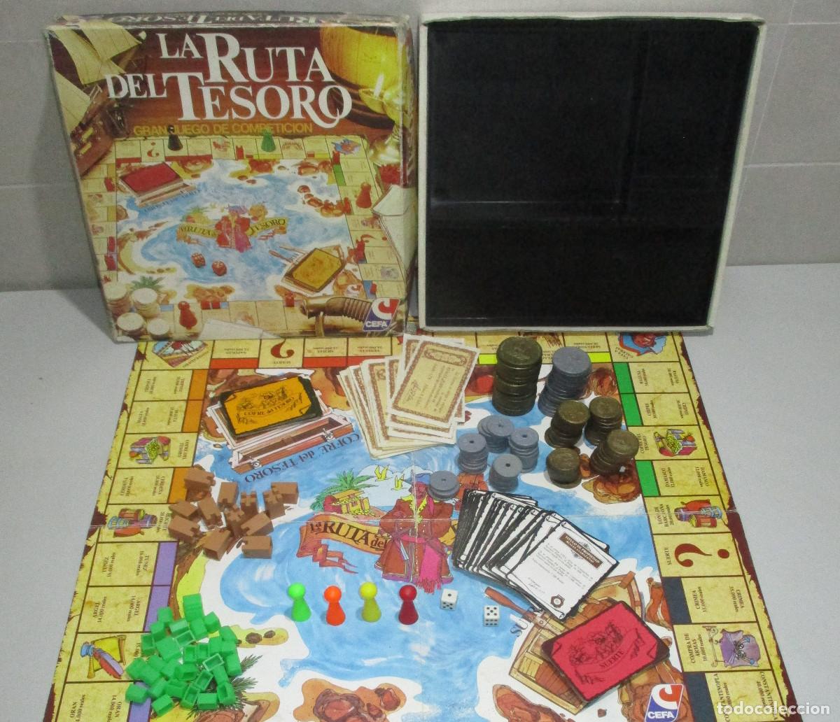 Juegos de mesa: juego de mesa LA RUTA DEL TESORO de CEFA 80s - Foto 1
