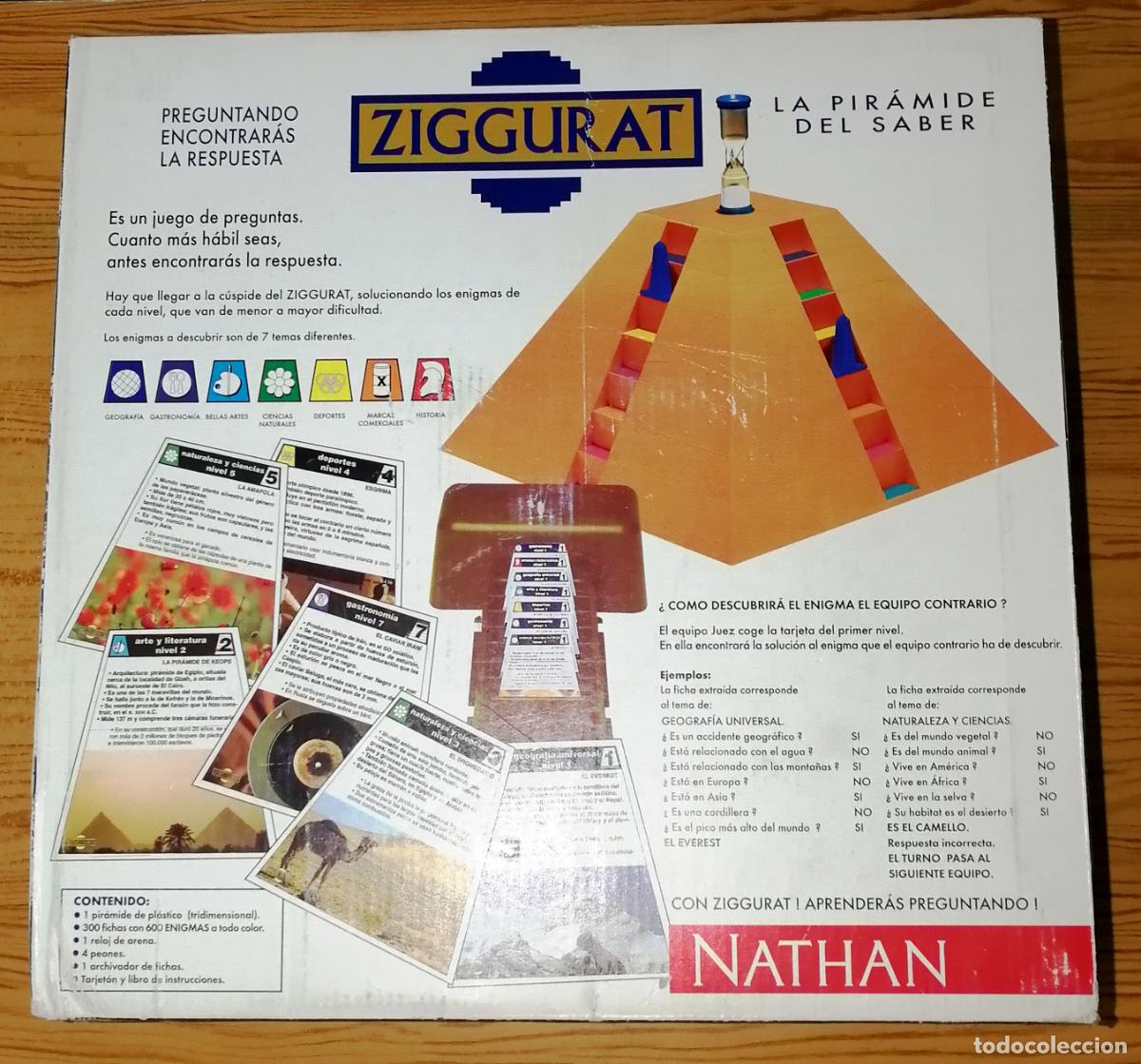 Juegos de mesa: ZIGGURAT : La Pir&aacute;mide del Saber. - Nathan, 1997 - Foto 2