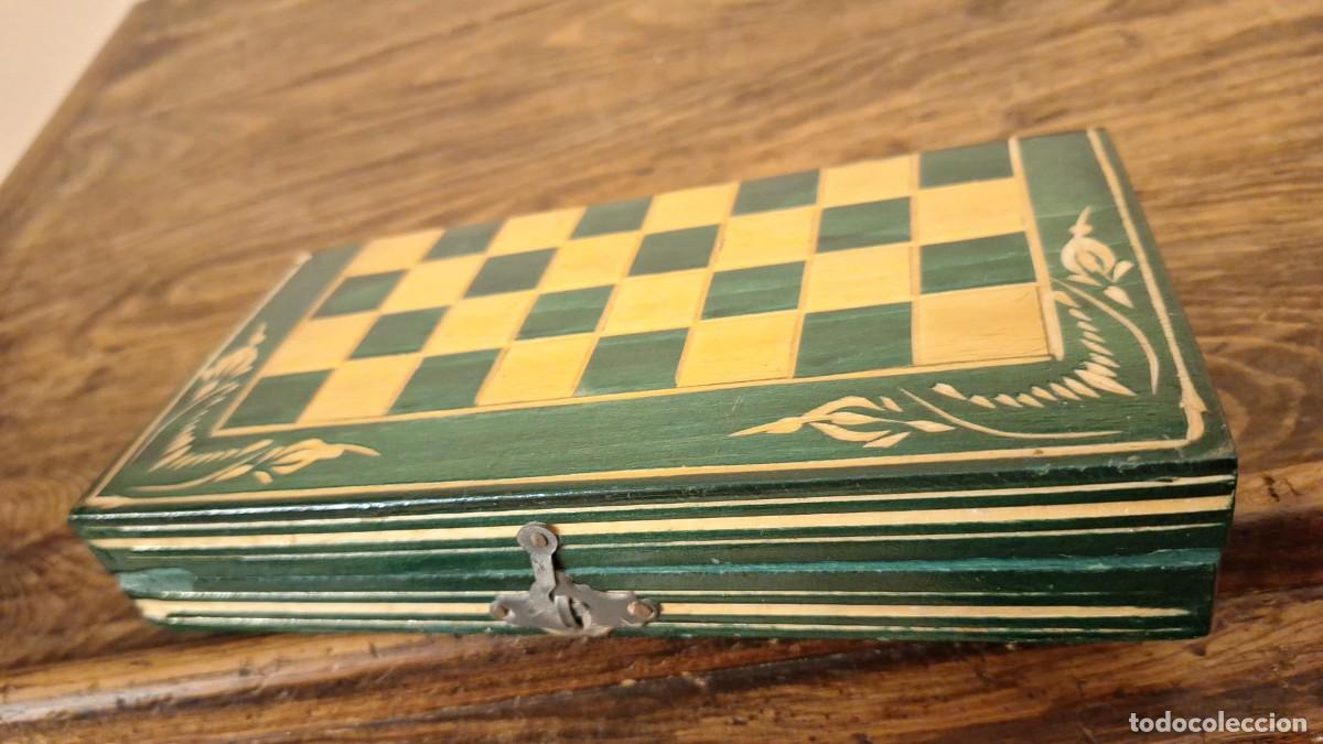 Juegos de mesa: Juego de Ajedrez de Madera Plegable - Foto 3