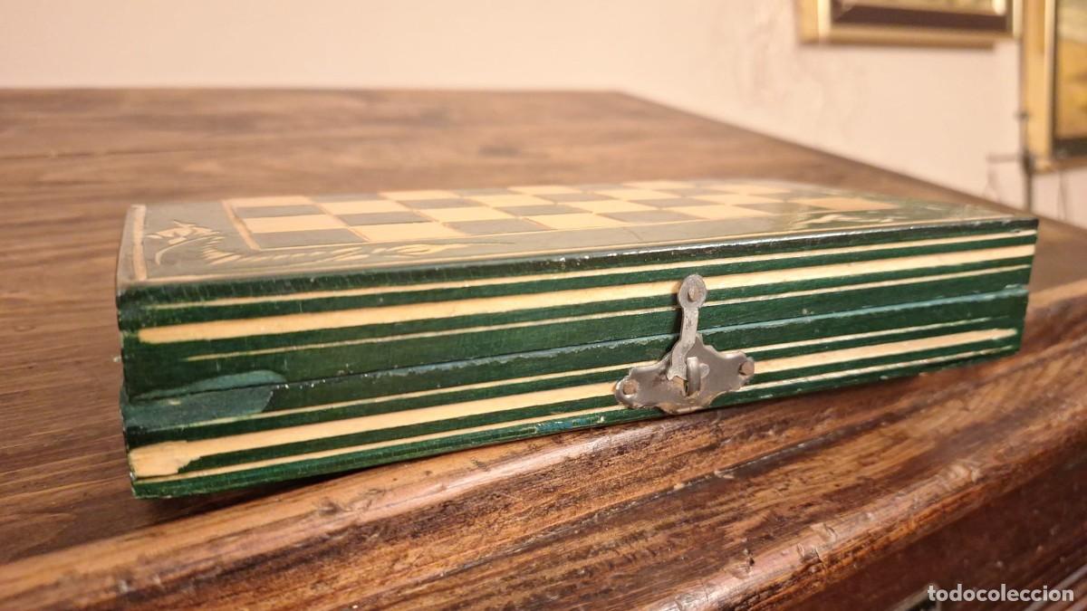 Juegos de mesa: Juego de Ajedrez de Madera Plegable - Foto 4