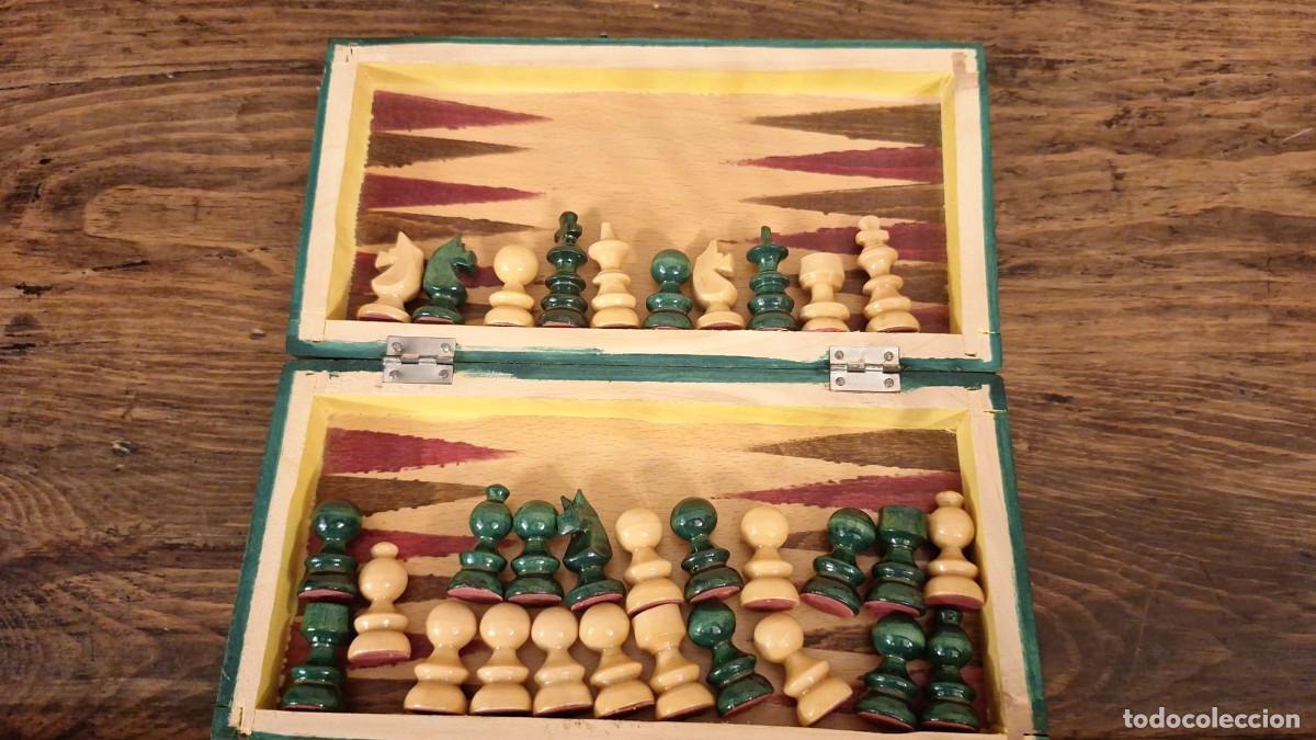 Juegos de mesa: Juego de Ajedrez de Madera Plegable - Foto 5