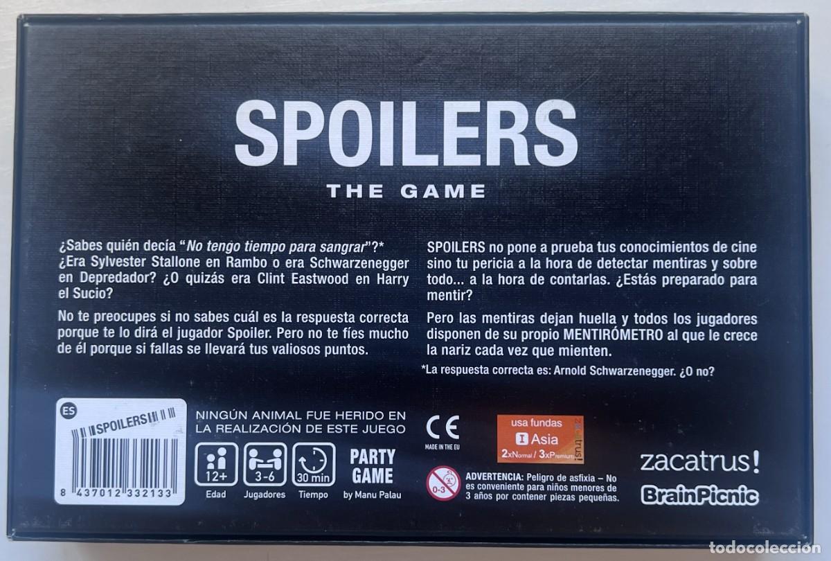 Juegos de mesa: Spoilers - Juego de Mesa - Foto 4
