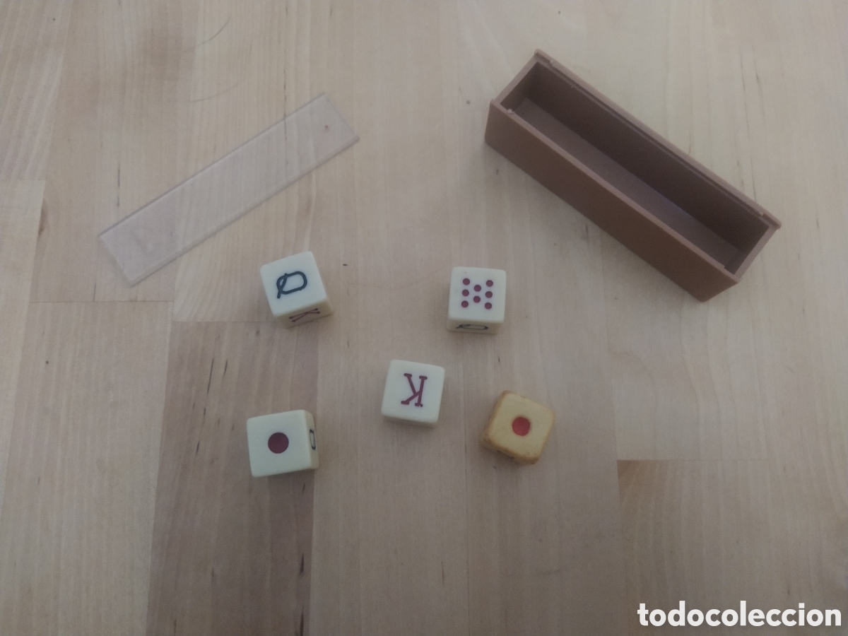Juegos de mesa: JUEGO DE DADOS DE POKER - Foto 3
