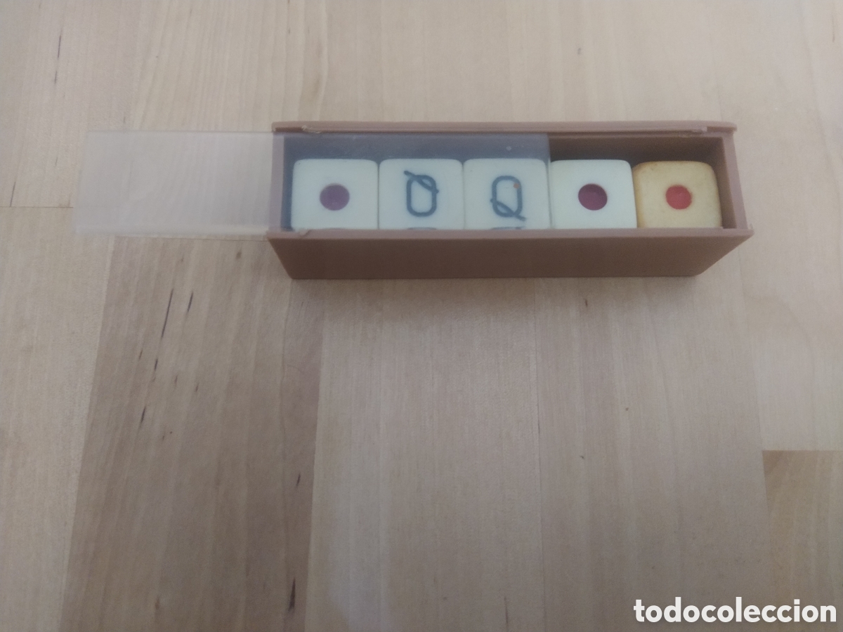 Juegos de mesa: JUEGO DE DADOS DE POKER - Foto 2