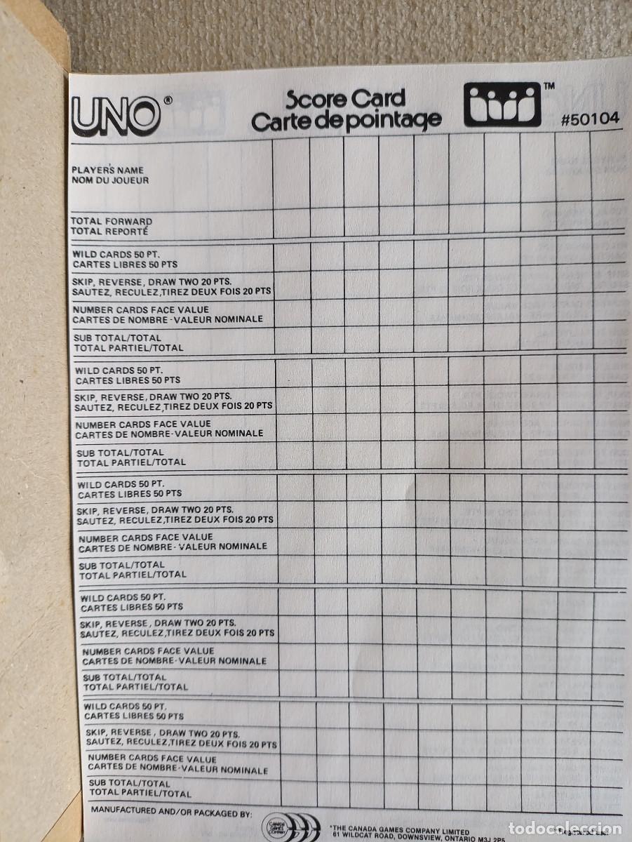 Juegos de mesa: ANTIGUO JUEGO DE MESA UNO CANAD&Aacute; - Foto 3