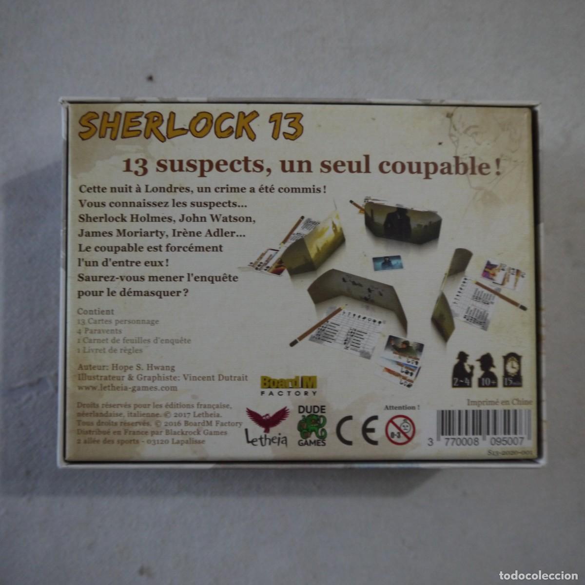 Juegos de mesa: SHERLOCK 13 - DUDE GAMES - 2017 - EN FRANCES - Foto 6