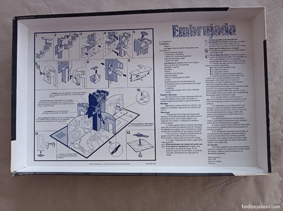 Juegos de mesa: JUEDO DE MESA EMBRUJADA MB COMPLETO - Foto 21