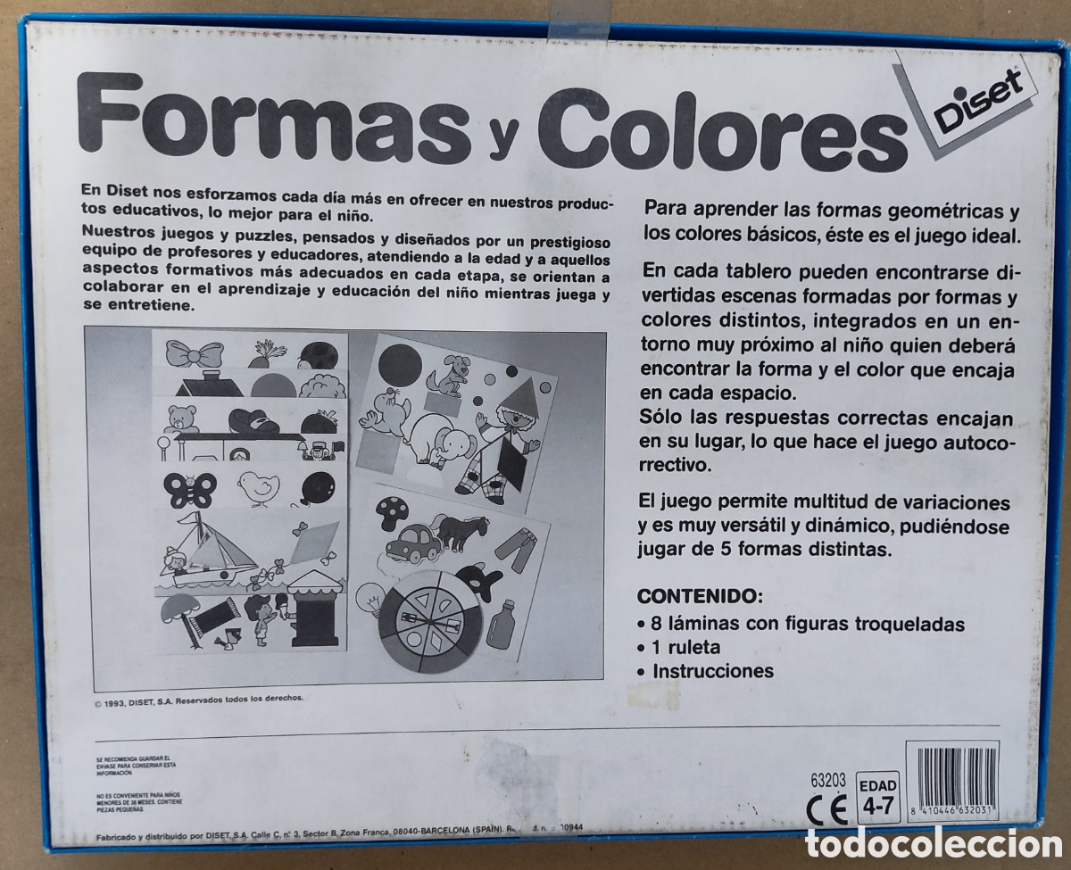 Juegos de mesa: Formas y colores, juego de mesa Diset - Foto 2