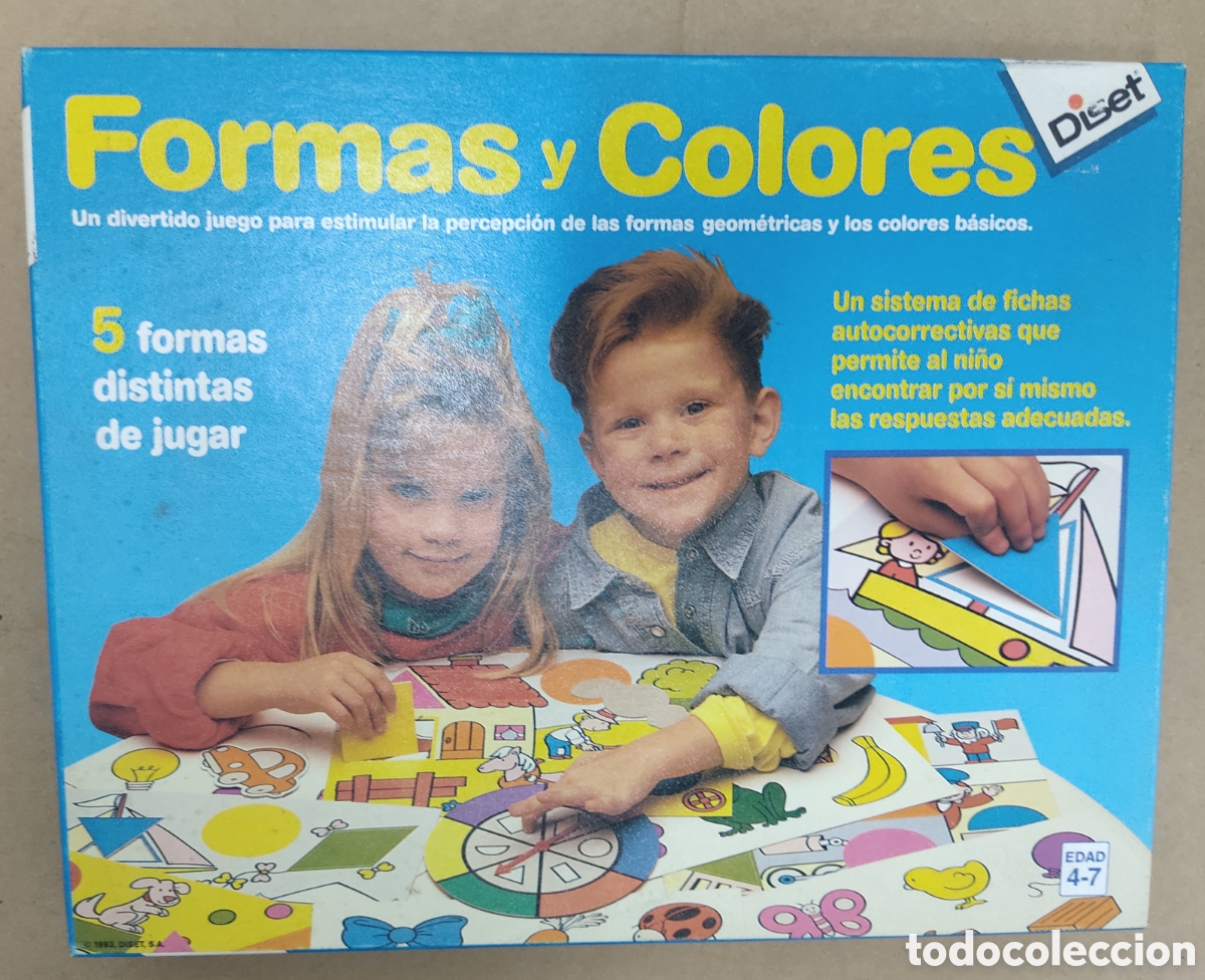 Juegos de mesa: Formas y colores, juego de mesa Diset - Foto 1