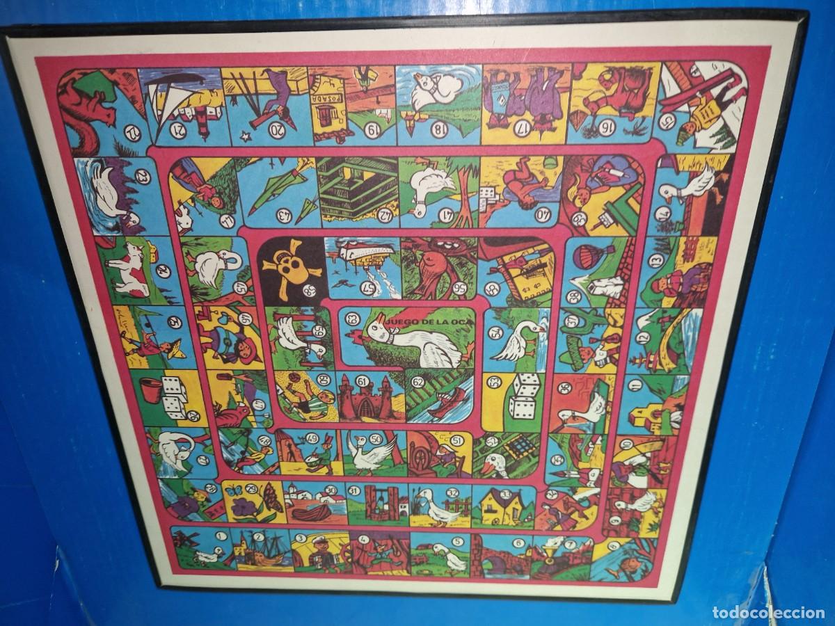 Juegos de mesa: ANTIGUO TABLERO JUEGO DE LA OCA Y PARCHIS - Foto 1