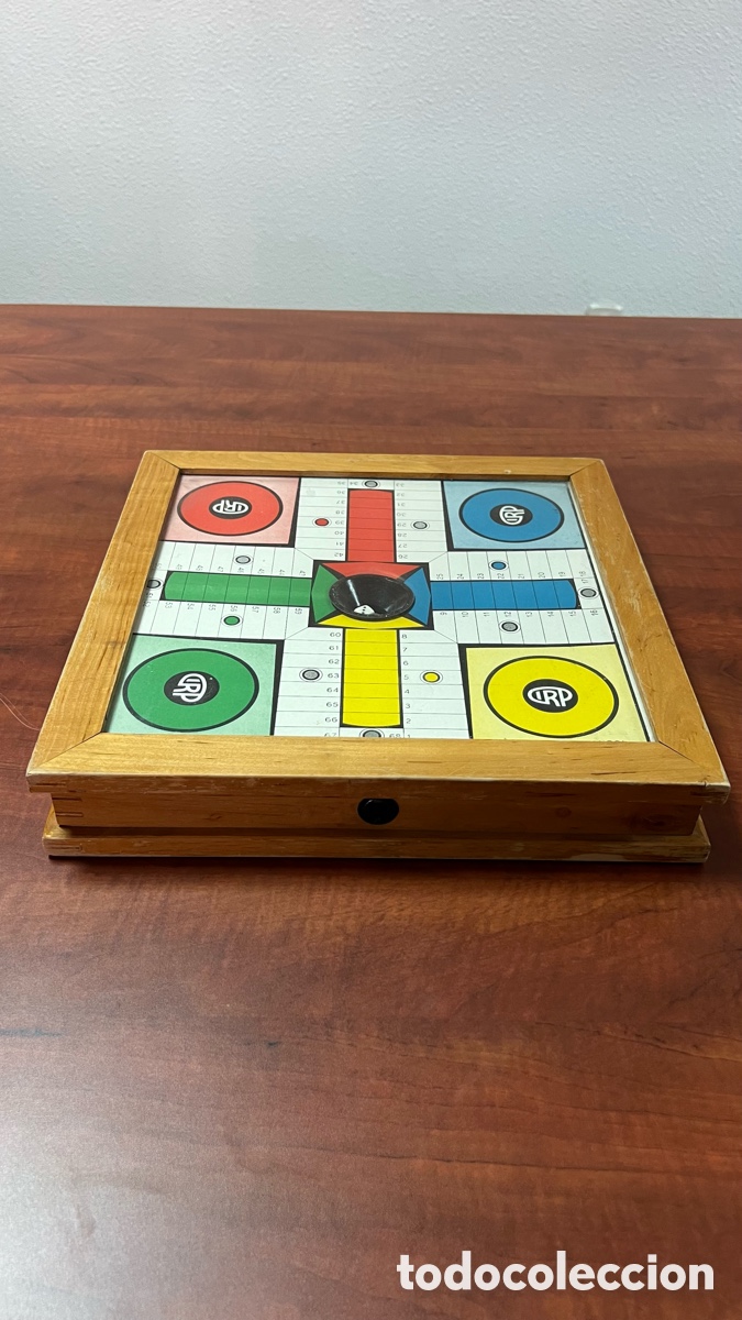 Juegos de mesa: ANTIGUO PARCHIS DE MADERA DE INFANSOL - Foto 2