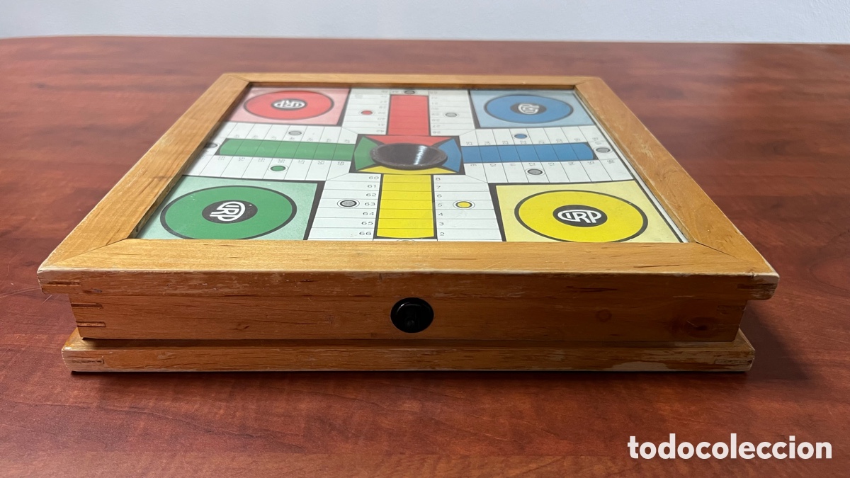 Juegos de mesa: ANTIGUO PARCHIS DE MADERA DE INFANSOL - Foto 3