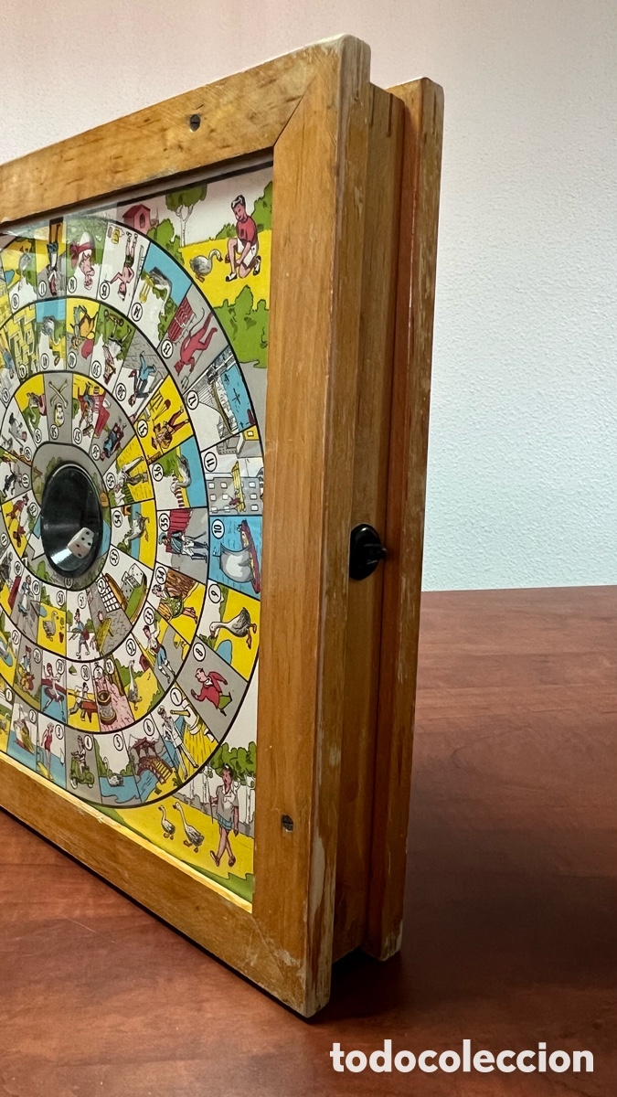 Juegos de mesa: ANTIGUO PARCHIS DE MADERA DE INFANSOL - Foto 11