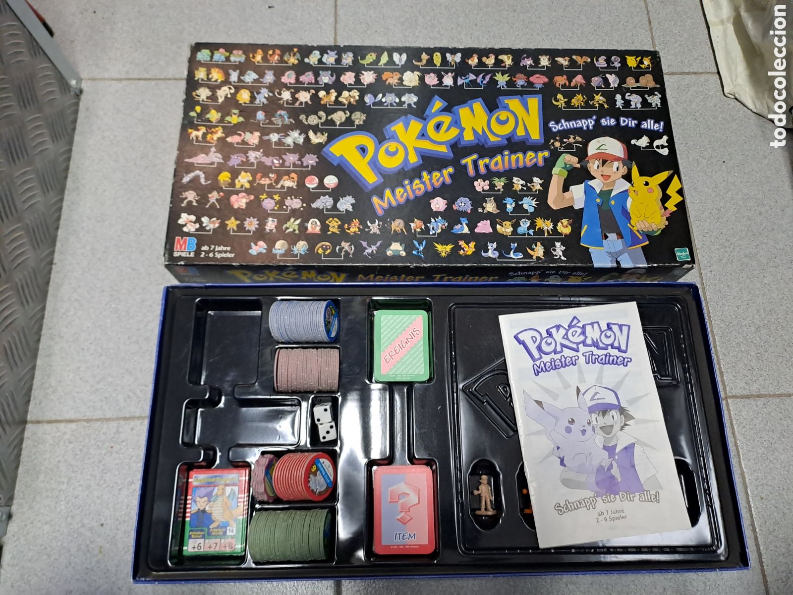 Juegos de mesa: Pokemon Master trainer (edici&oacute;n alem&aacute;n) - Foto 2