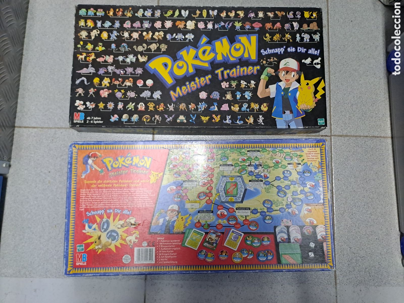 Juegos de mesa: Pokemon Master trainer (edici&oacute;n alem&aacute;n) - Foto 3