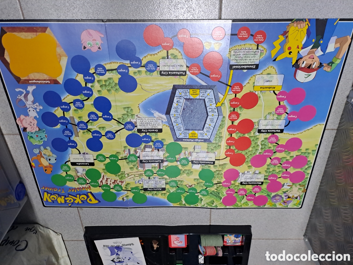 Juegos de mesa: Pokemon Master trainer (edici&oacute;n alem&aacute;n) - Foto 4