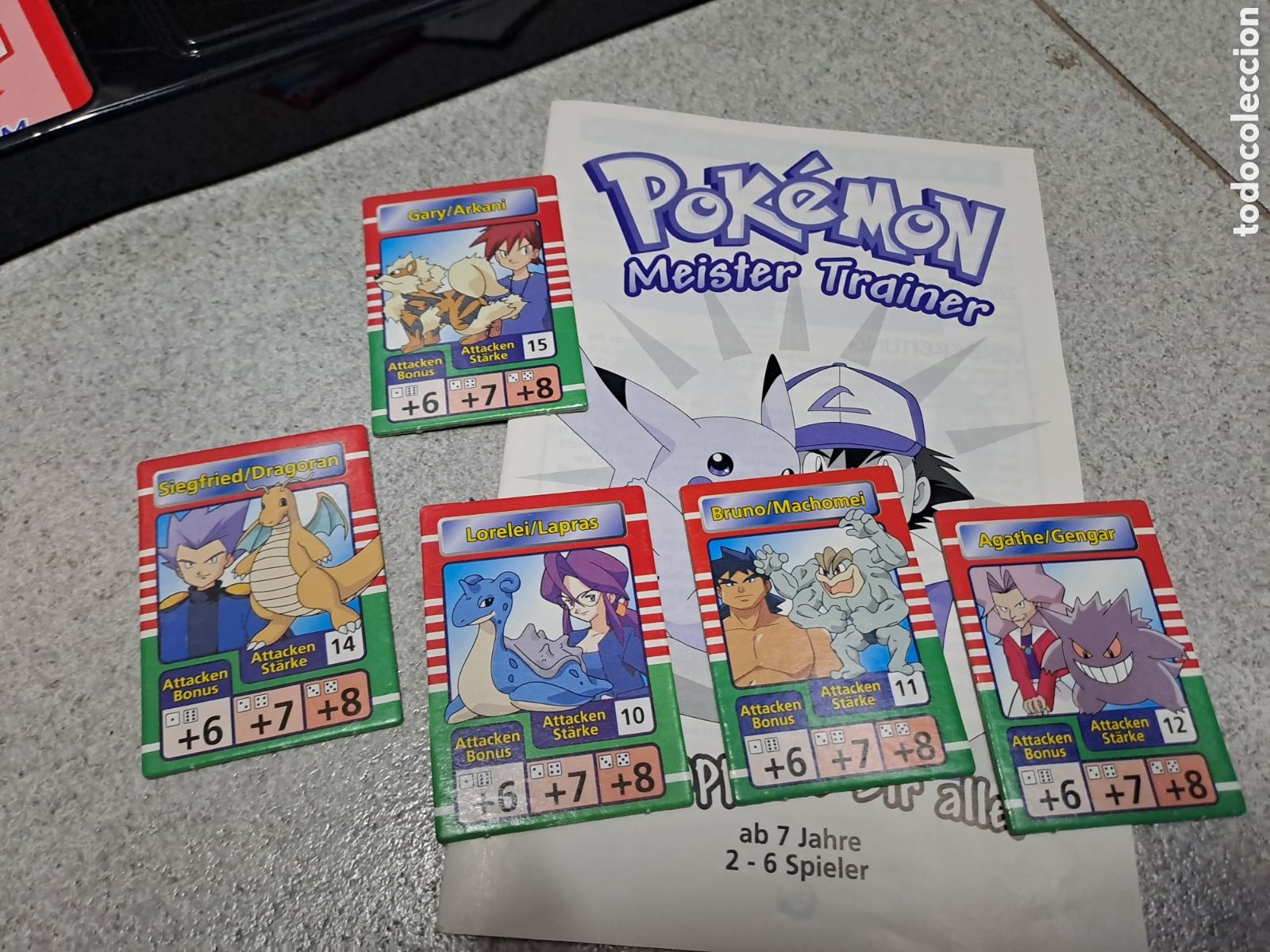 Juegos de mesa: Pokemon Master trainer (edici&oacute;n alem&aacute;n) - Foto 5