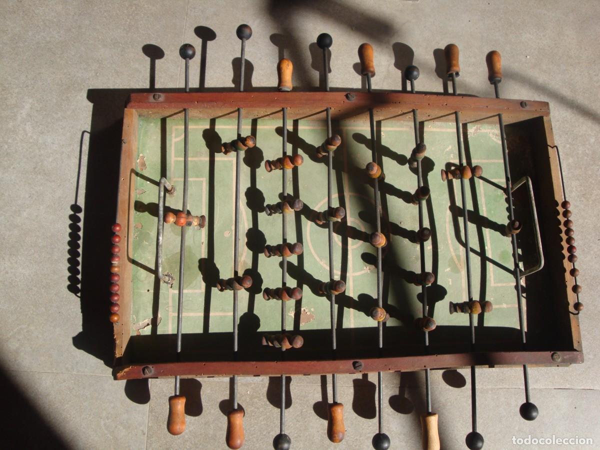 Juegos de mesa: FUTBOLIN ANTIGUO A&Ntilde;OS 60 - Foto 4