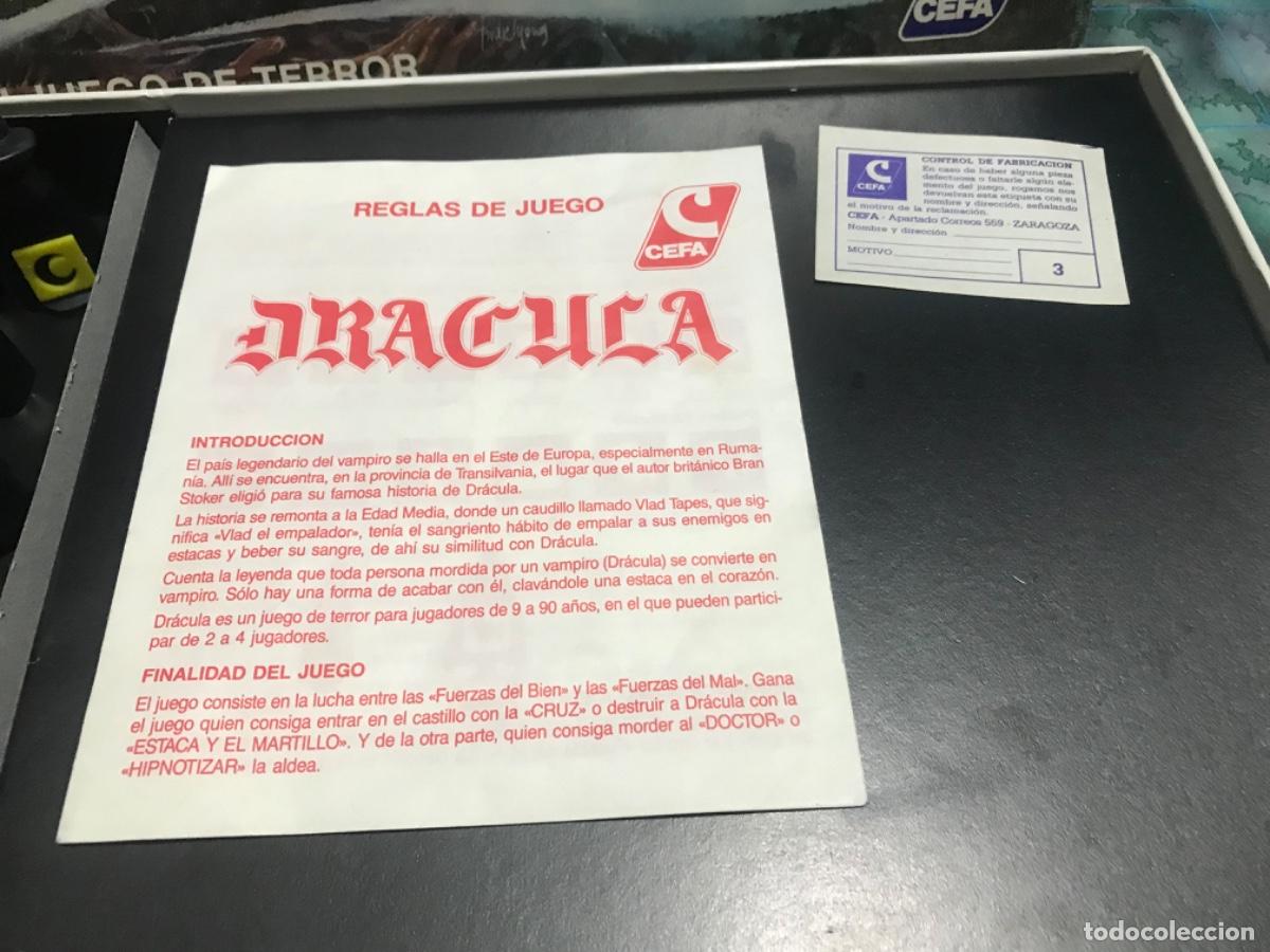 Juegos de mesa: Juego de mesa Dracula un juego de terror de Cefa - Foto 7