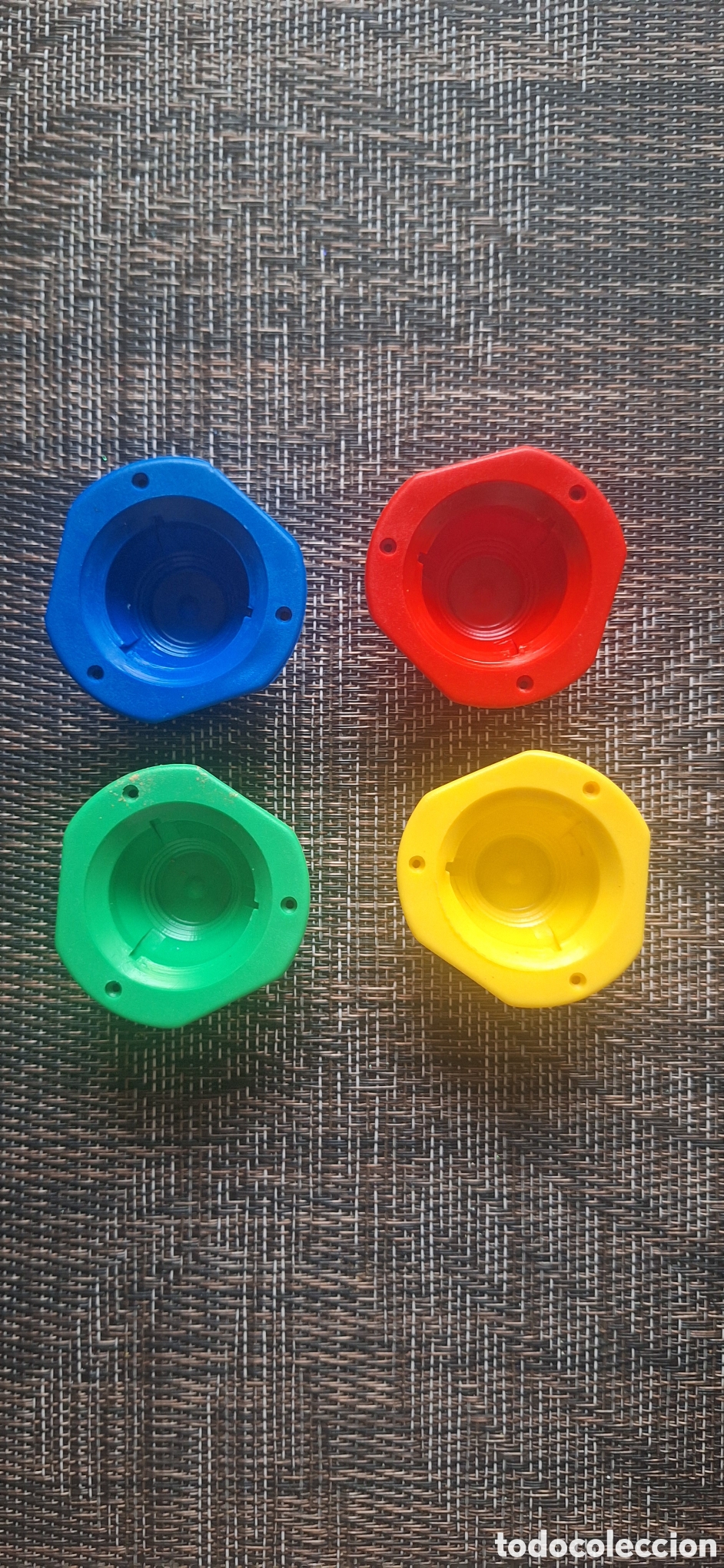 Juegos de mesa: cabeza setas parchis pitufos a&ntilde;os 80 - Foto 2