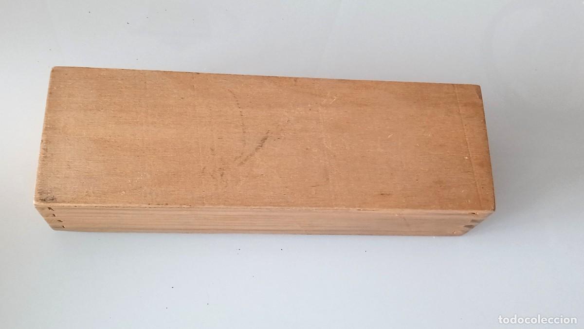 Juegos de mesa: DOMINO EN CAJA DE MADERA-A&Ntilde;OS 90 - Foto 5
