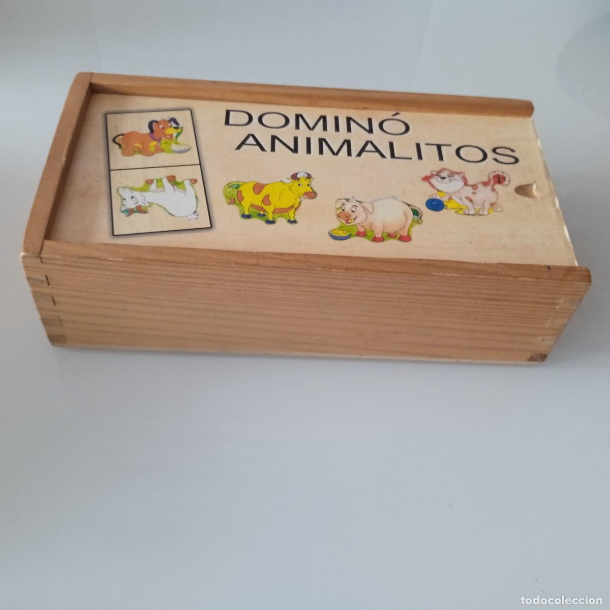 Juegos de mesa: DOMINO DE MADERA DE ANIMALITOS - Foto 1