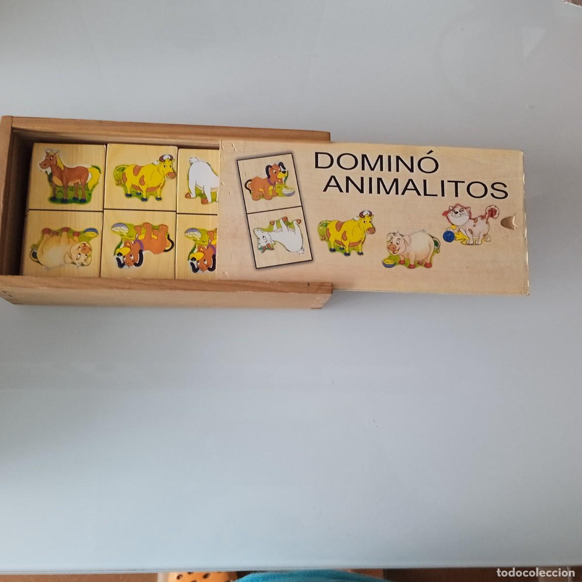 Juegos de mesa: DOMINO DE MADERA DE ANIMALITOS - Foto 3