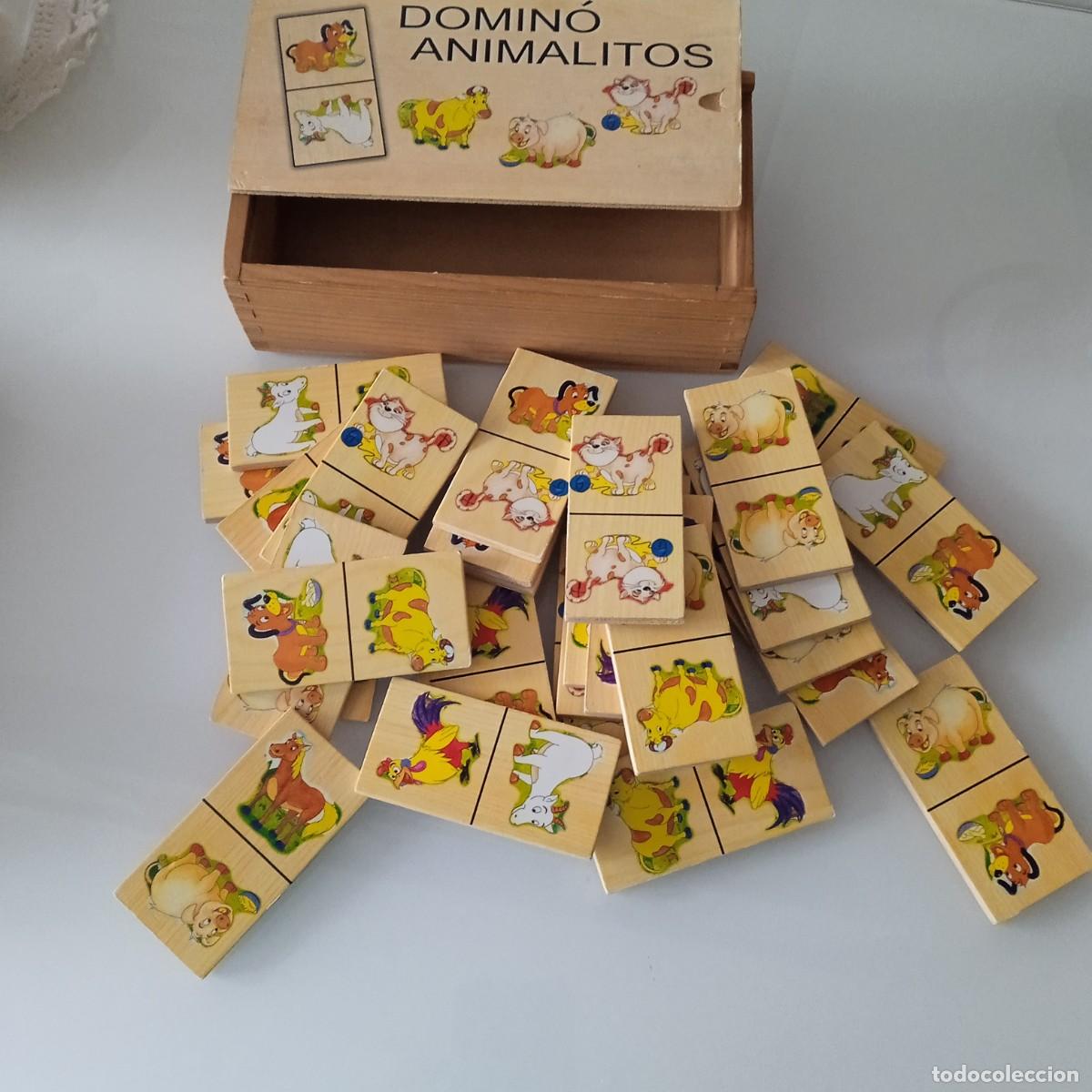 Juegos de mesa: DOMINO DE MADERA DE ANIMALITOS - Foto 5