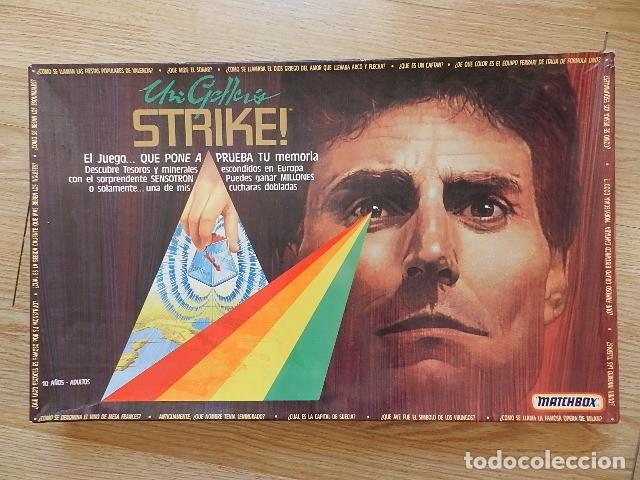 Juegos de mesa: Uri Geller&acute;s STRIKE! Matchbox a&ntilde;o 1986 en espa&ntilde;ol - Foto 1
