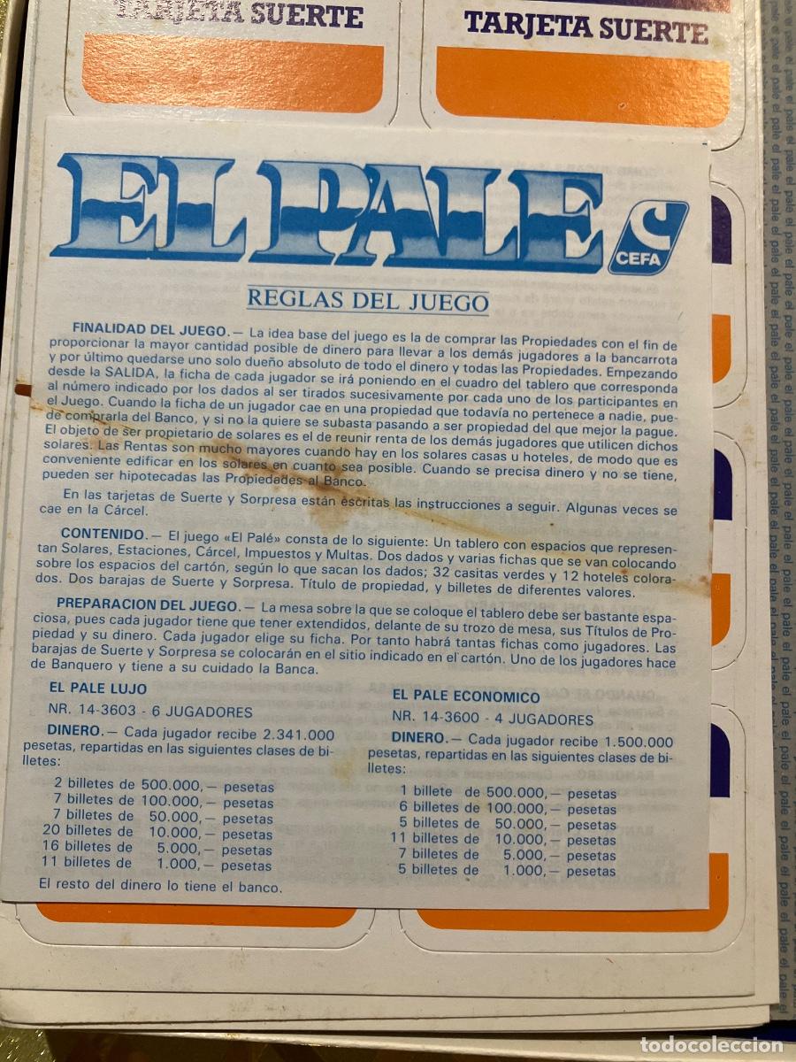Juegos de mesa: JUEGO DE EL PALE DE CEFA ! - Foto 3