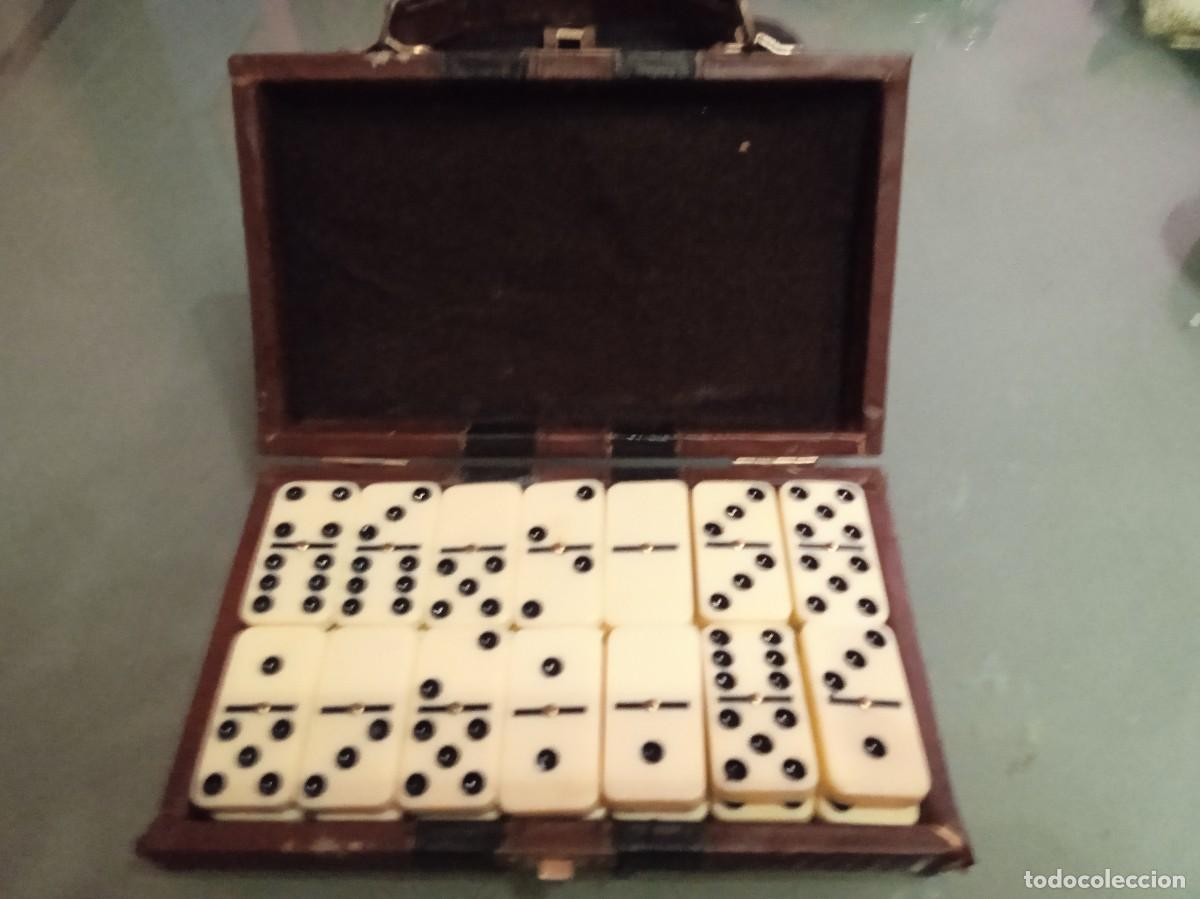Juegos de mesa: Domin&oacute; vintage con funda - Foto 1
