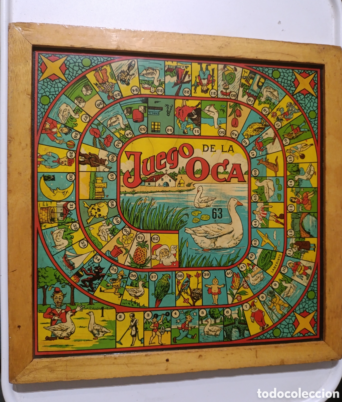 Juegos de mesa: Antiguo parchis a&ntilde;os 40-50 - Foto 2