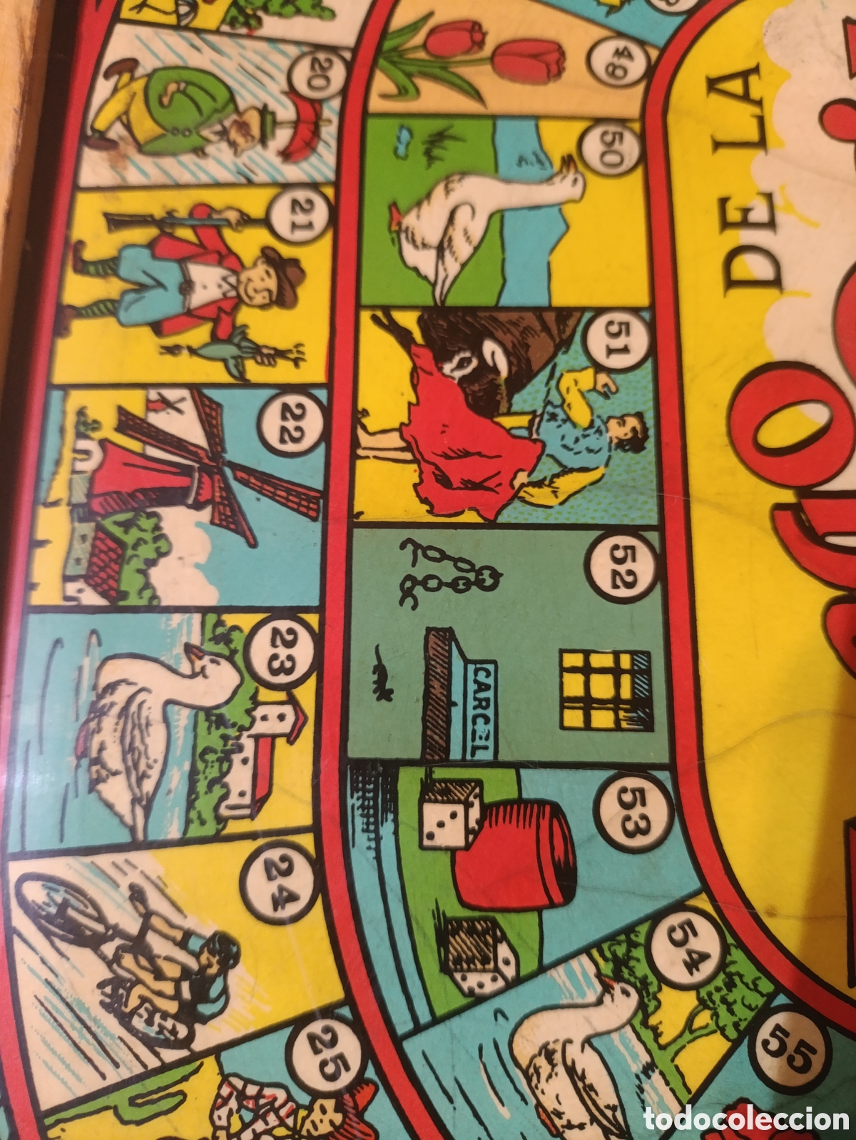 Juegos de mesa: Antiguo parchis a&ntilde;os 40-50 - Foto 5