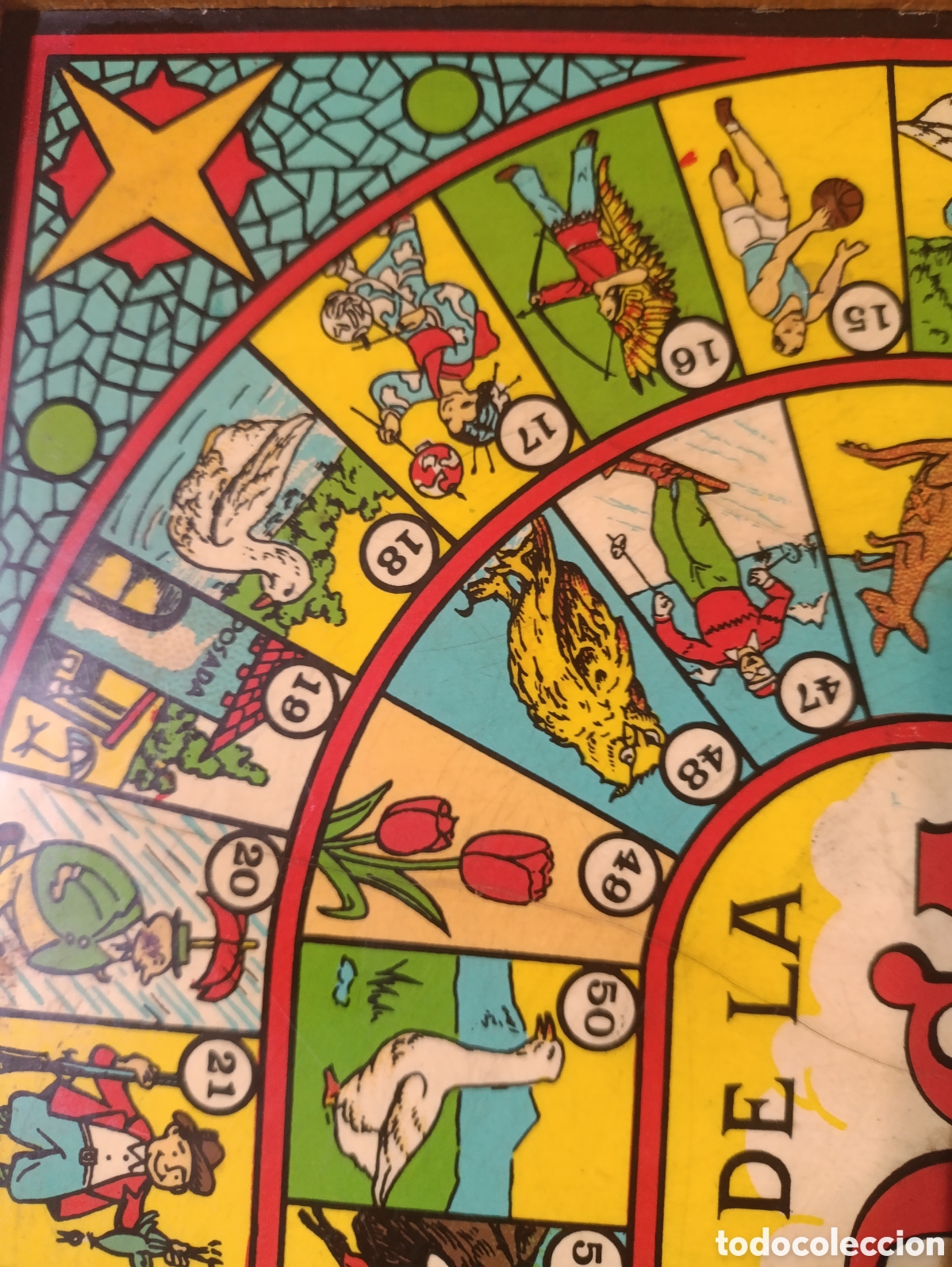 Juegos de mesa: Antiguo parchis a&ntilde;os 40-50 - Foto 6