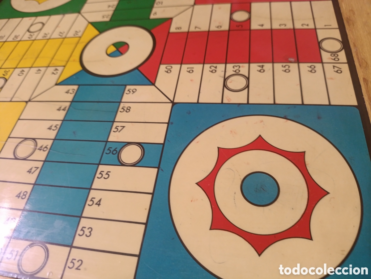 Juegos de mesa: Antiguo parchis a&ntilde;os 40-50 - Foto 11