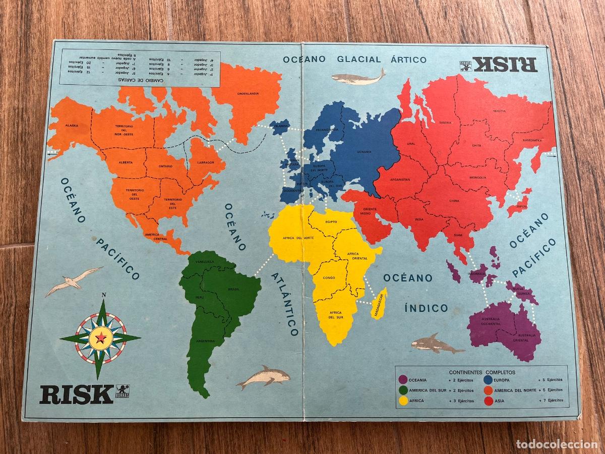 Juegos de mesa: JUEGO RISK DE BORRAS PRIMERAS VERSIONES REFERENCIA 7887 - Foto 6