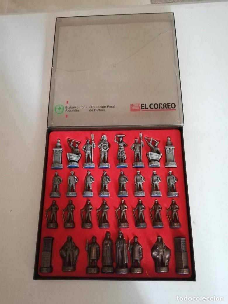 Juegos de mesa: JUEGO DE AJEDREZ. FIGURAS DEPORTE VASCO - Foto 1