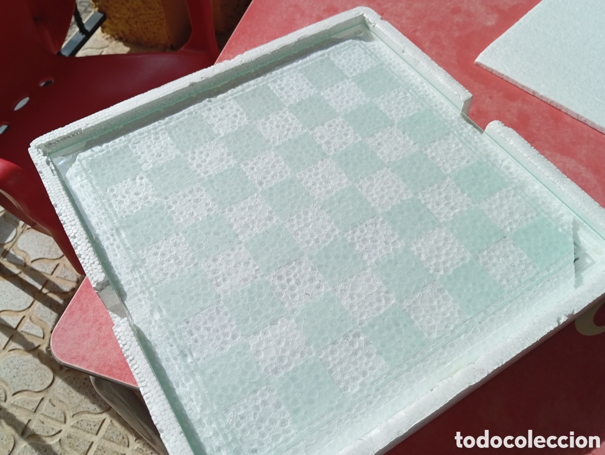 Juegos de mesa: JUEGO DE AJEDREZ EN CRISTAL COMO NUEVO - Foto 7
