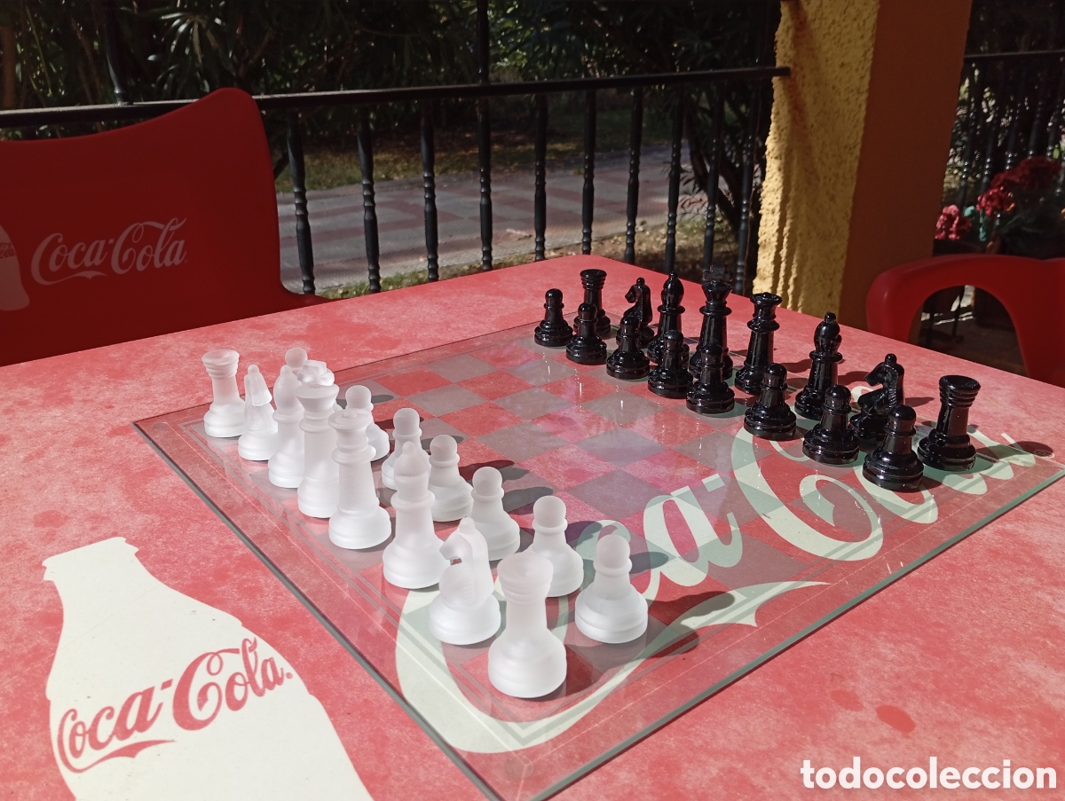 Juegos de mesa: JUEGO DE AJEDREZ EN CRISTAL COMO NUEVO - Foto 1