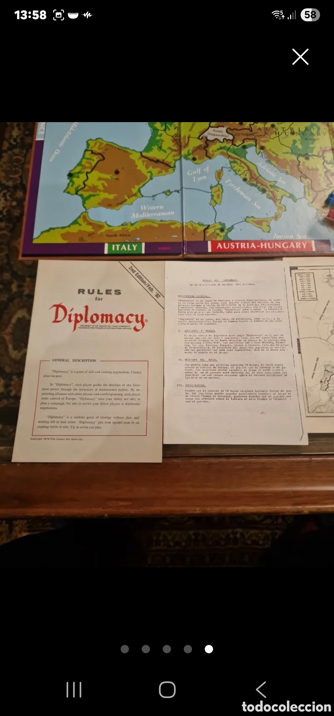 Juegos de mesa: Juego de mesa Diplomacy - Foto 2
