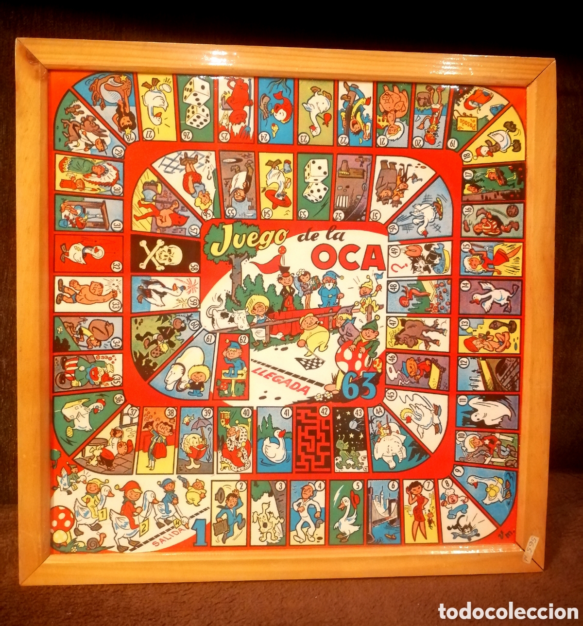 Juegos de mesa: Parch&iacute;s oca antiguo vintage - Foto 3