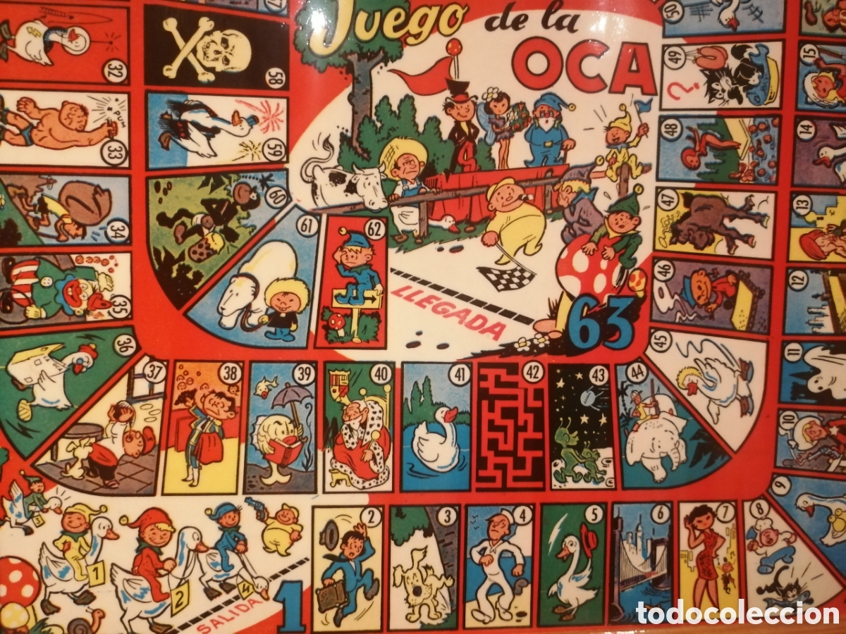 Juegos de mesa: Parch&iacute;s oca antiguo vintage - Foto 5