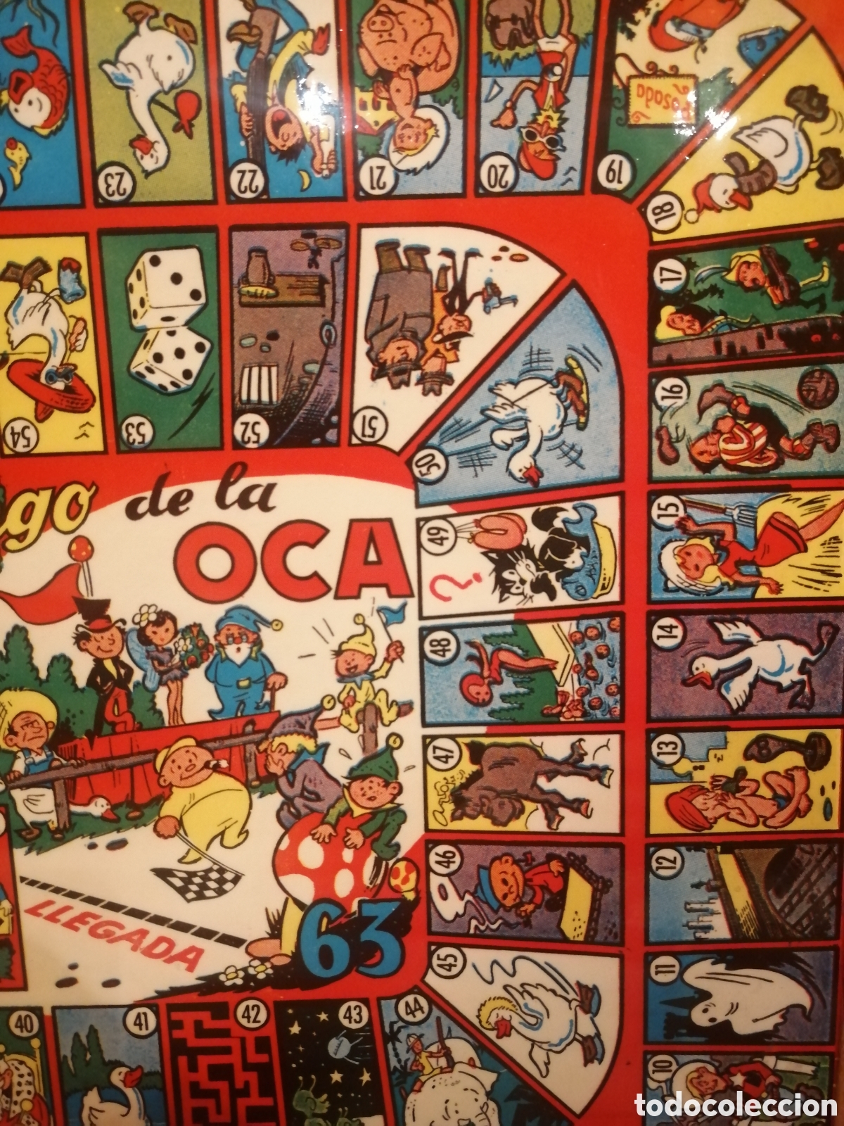 Juegos de mesa: Parch&iacute;s oca antiguo vintage - Foto 7